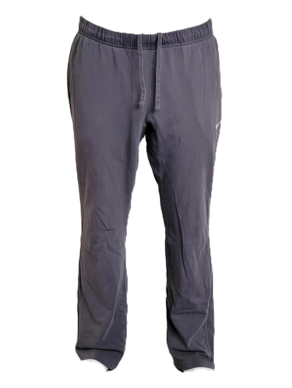 Nike Men’s Large Gray Sweatpants Joggers Swoosh Athletic Lounge Pants 32x30